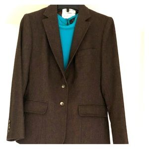 Evan Picone Vintage Brown Wool Blazer